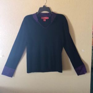 Shanghai Tang black wool top